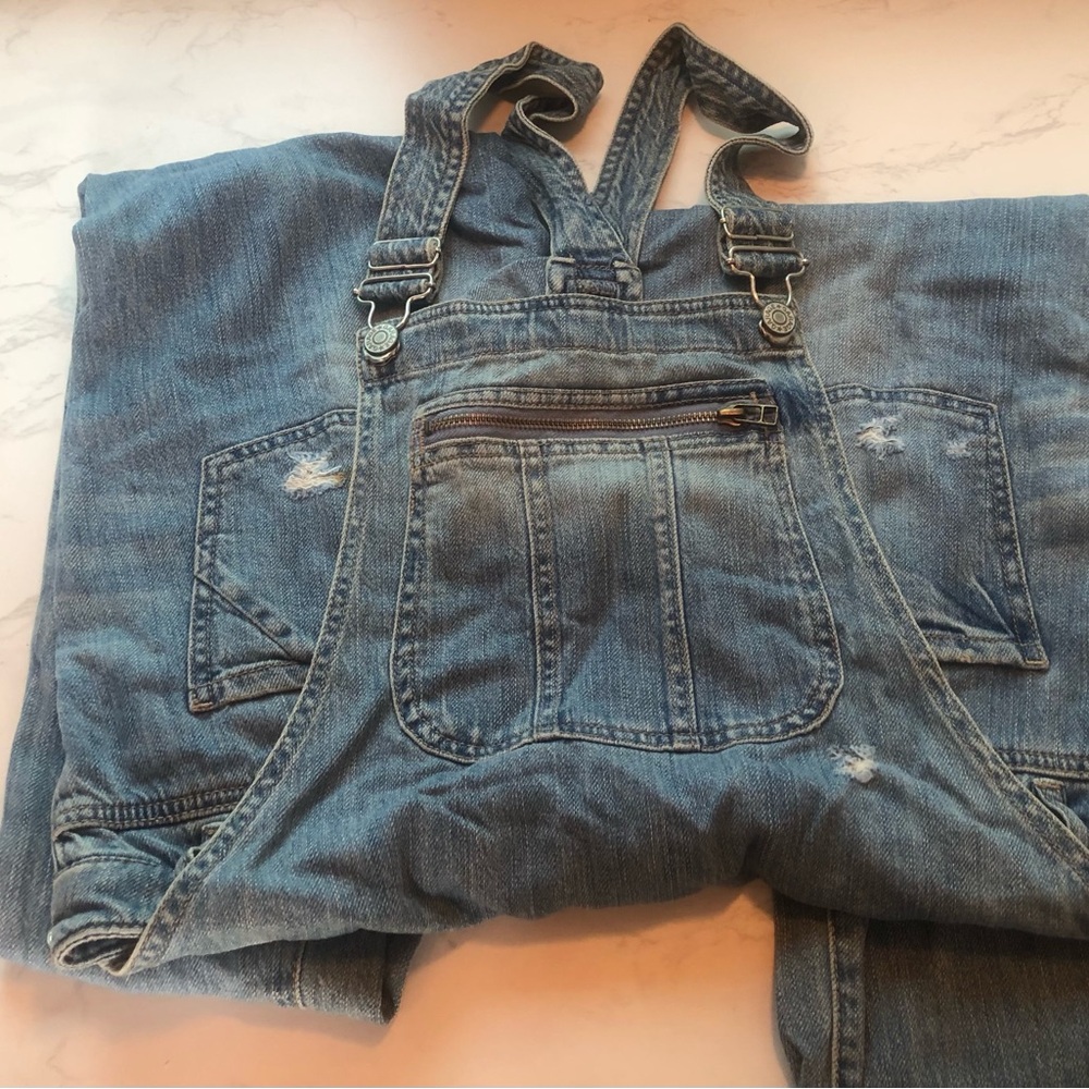 Vintage Garage Blue Denim Jumpsuit Overalls